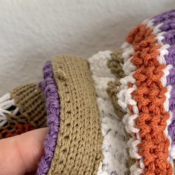 NWT Rebecca Taylor Sz M Knit Sweatshirt Hoodie Beach Coastal Layer Crochet - Picture 11 of 15